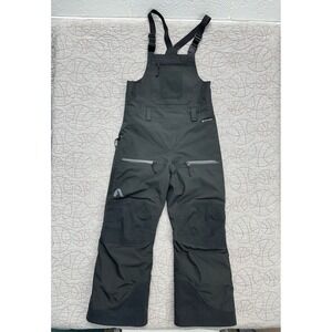Flylow Baker Jr Snow Bibs Black Primaloft Insulated / Kids 10